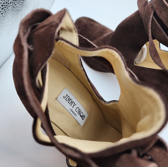 Jimmy Choo Brown Suede bootie size 43 (US 11) - Picture 5 of 5